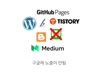 구글에 노출이 안됨
 