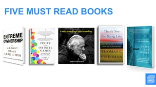 FIVE MUST READ BOOKS
 