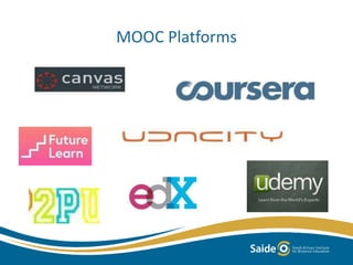 MOOC Platforms
 