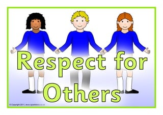 showing respect people