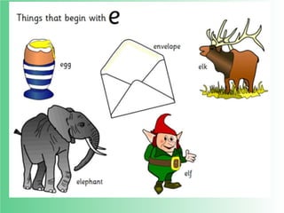 Flashcards and posters E e