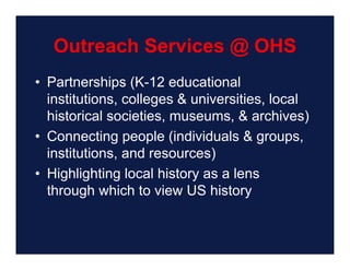 Connecting to your local community