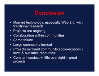 Connecting to your local community