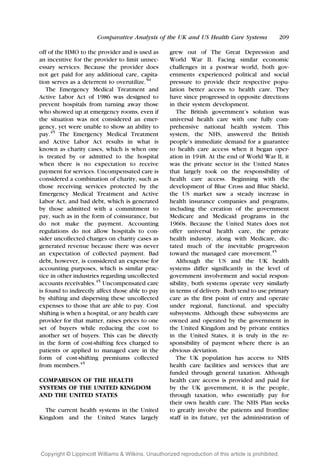 A Comparative Analysis Of The UK And US Health Care Systems | PDF