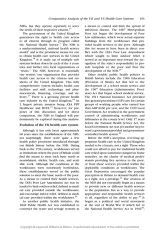 A Comparative Analysis Of The UK And US Health Care Systems | PDF