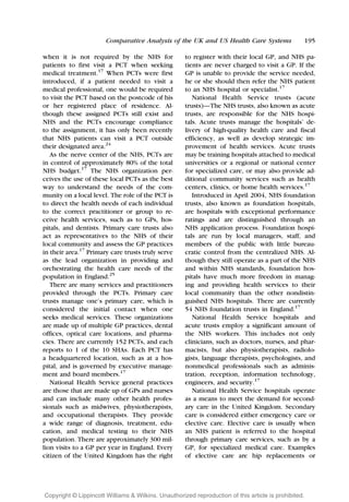 A Comparative Analysis Of The UK And US Health Care Systems | PDF