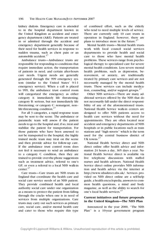 A Comparative Analysis Of The UK And US Health Care Systems | PDF