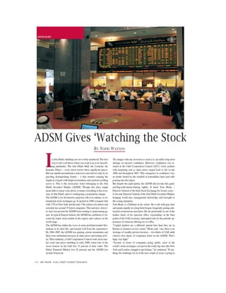 Abu Dhabi Securities Market profile