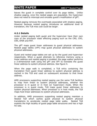 Amd V Nested Paging