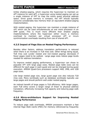 Amd V Nested Paging