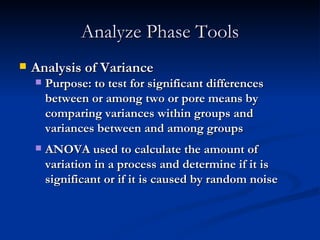 Analyze Phase | PPT