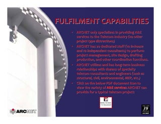 ARCNET Technical Qualifications Slideshow | PDF