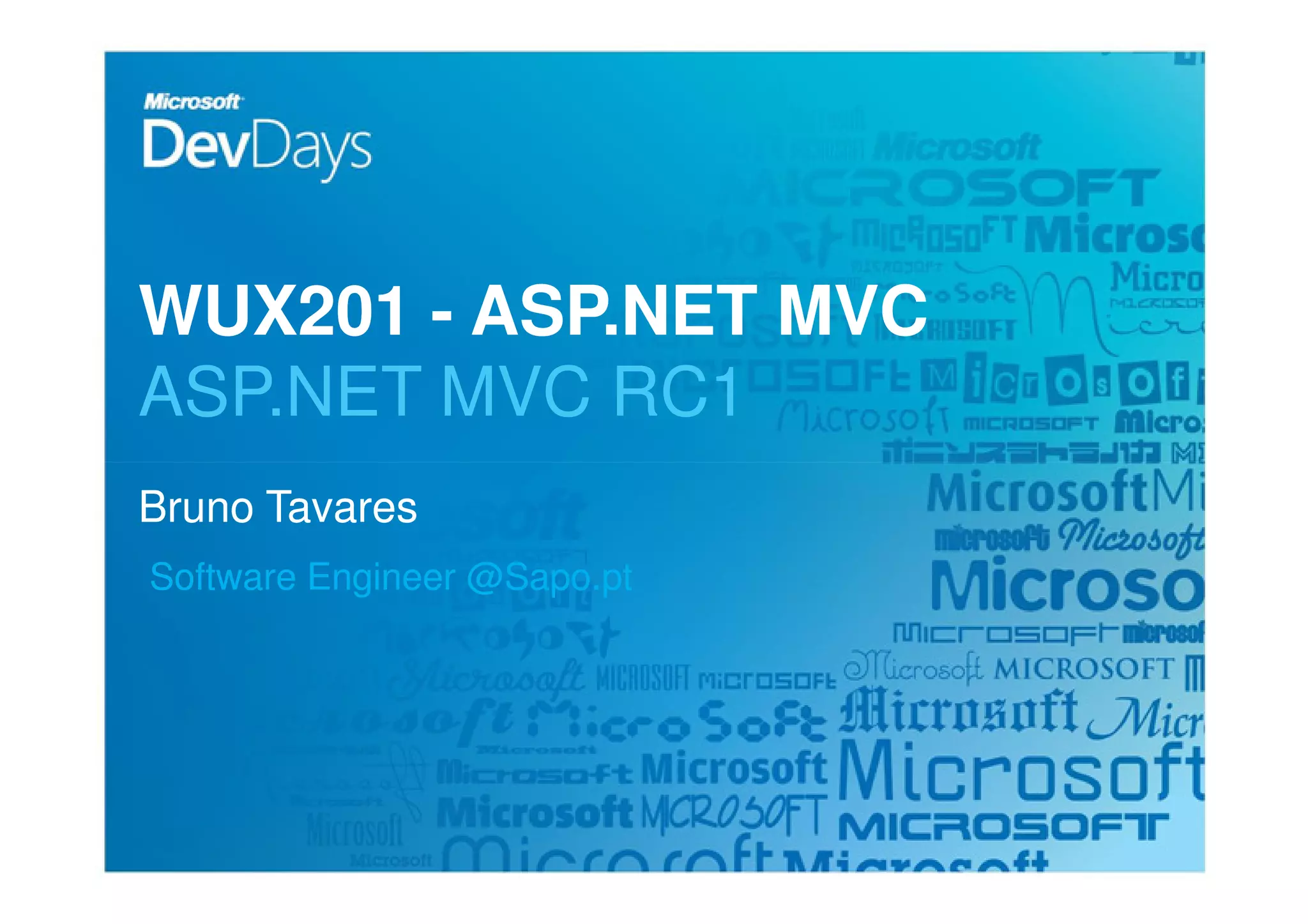 Asp.Net Mvc Dev Days09