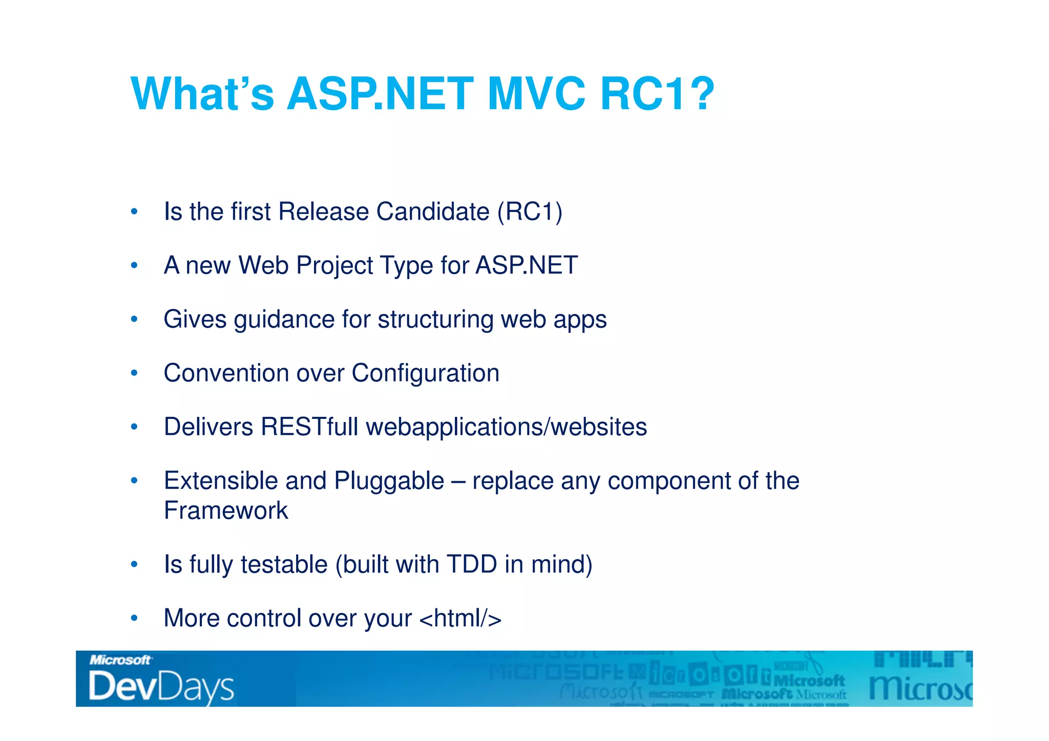 Asp.Net Mvc Dev Days09