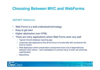 Asp.Net Mvc Dev Days09