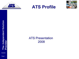 ATS Presentation  2008 