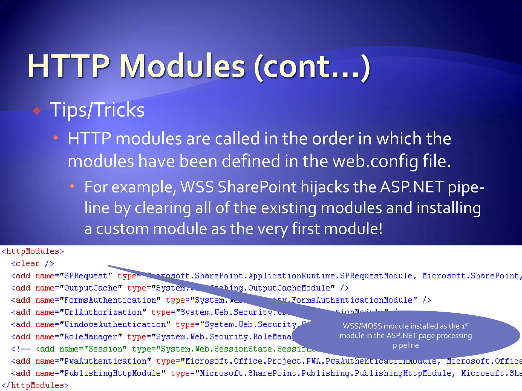 Advanced Asp.Net Concepts And Constructs
