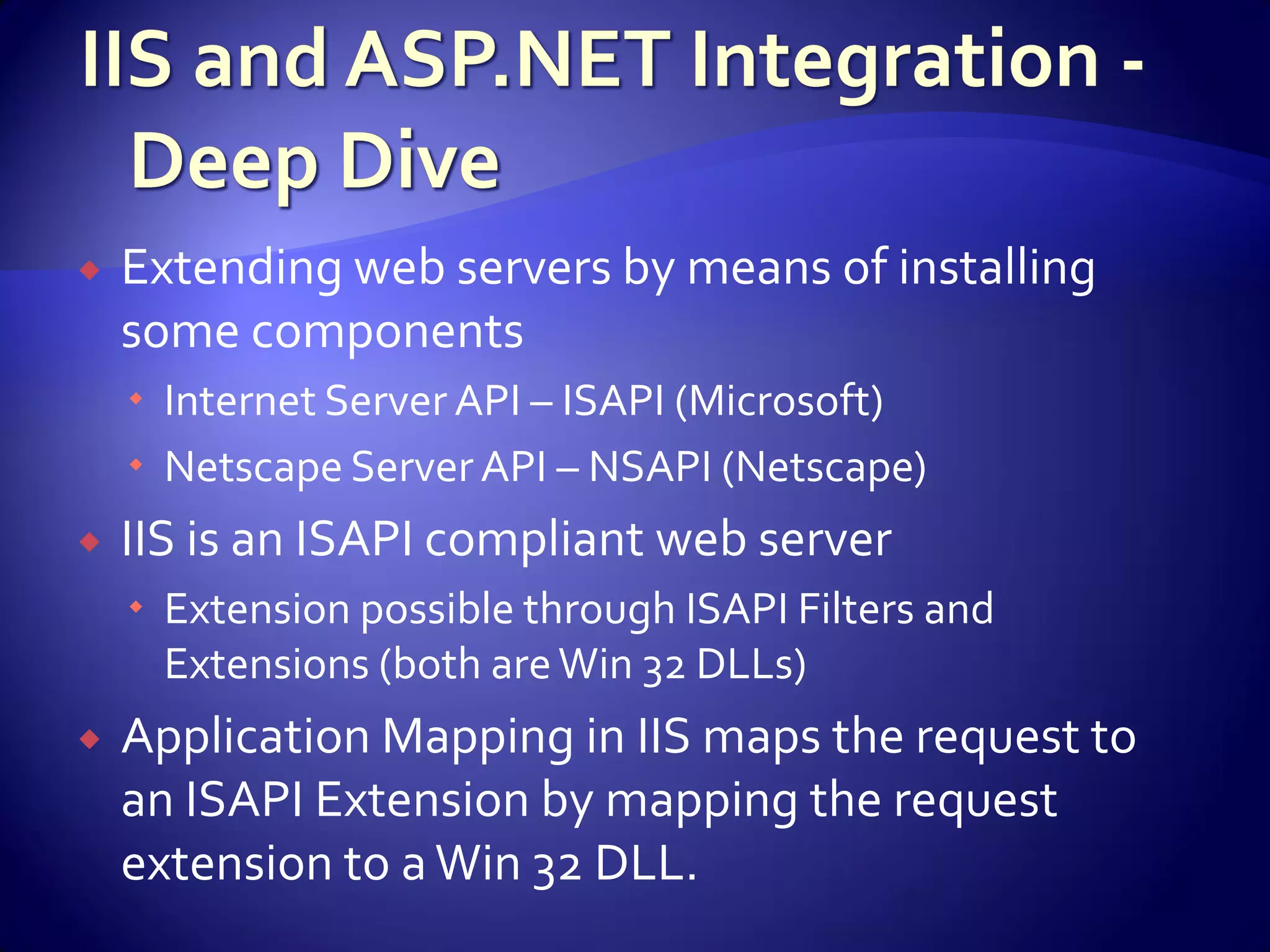 Advanced Asp.Net Concepts And Constructs