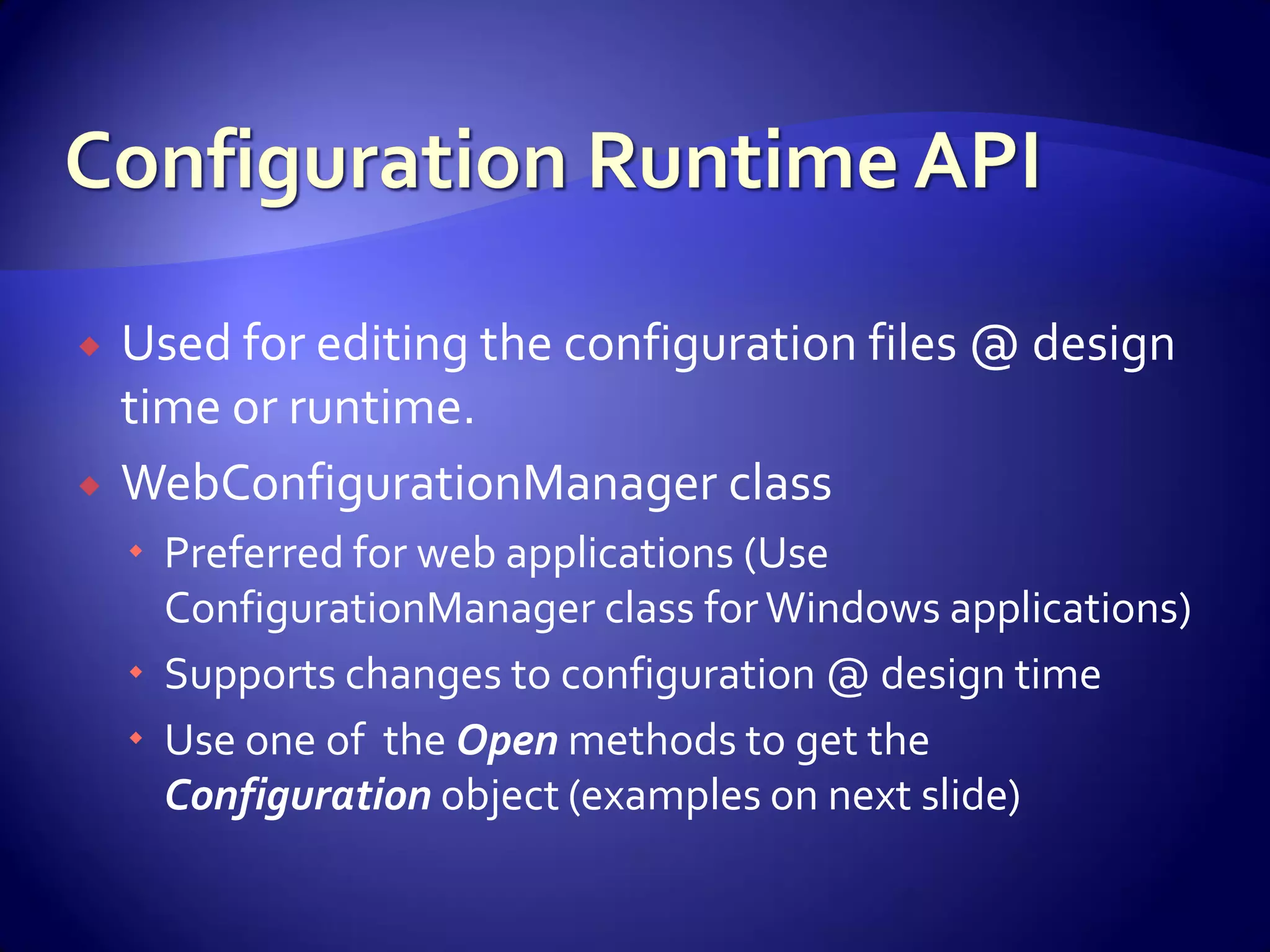 Advanced Asp.Net Concepts And Constructs