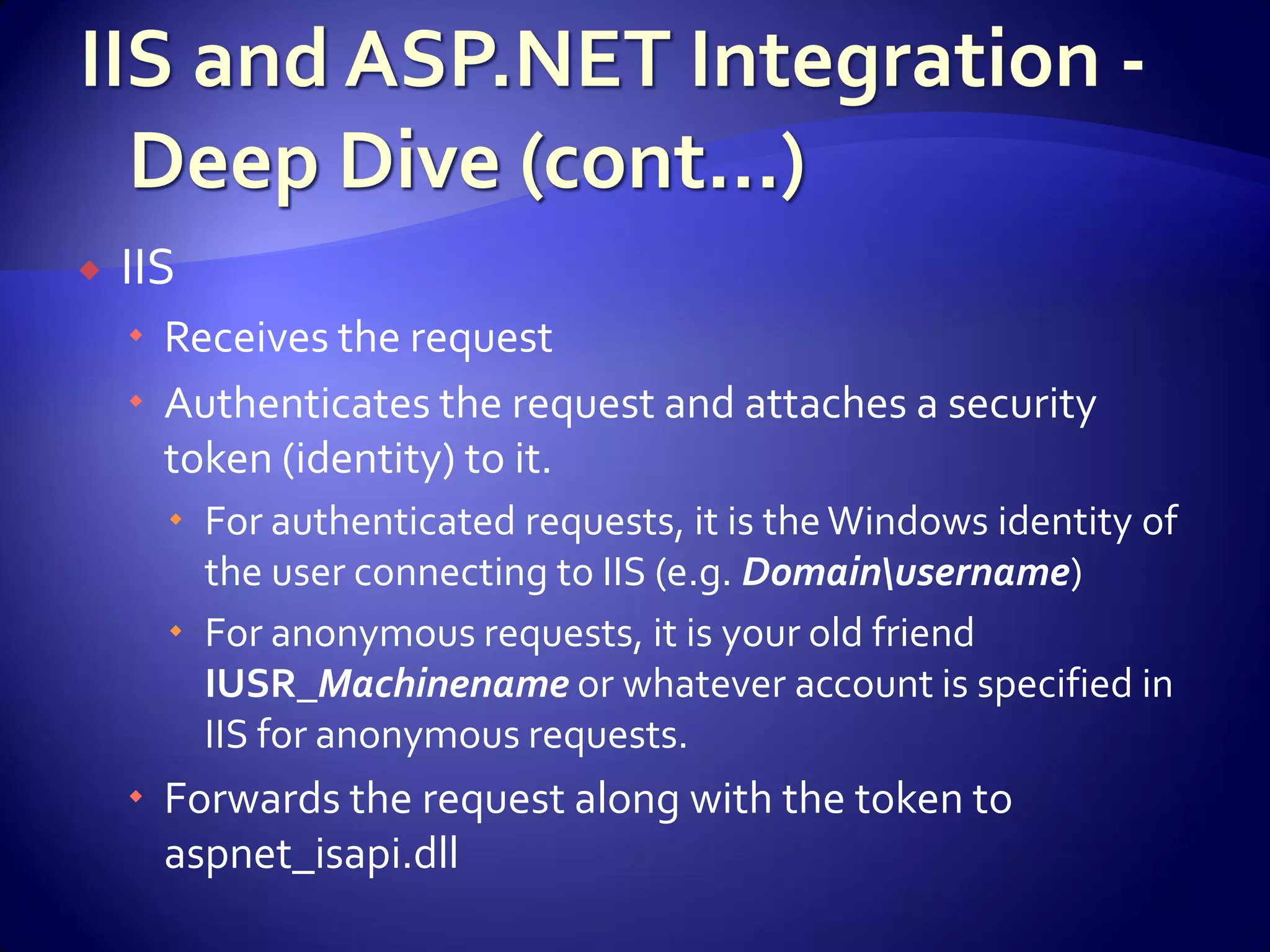 Advanced Asp.Net Concepts And Constructs