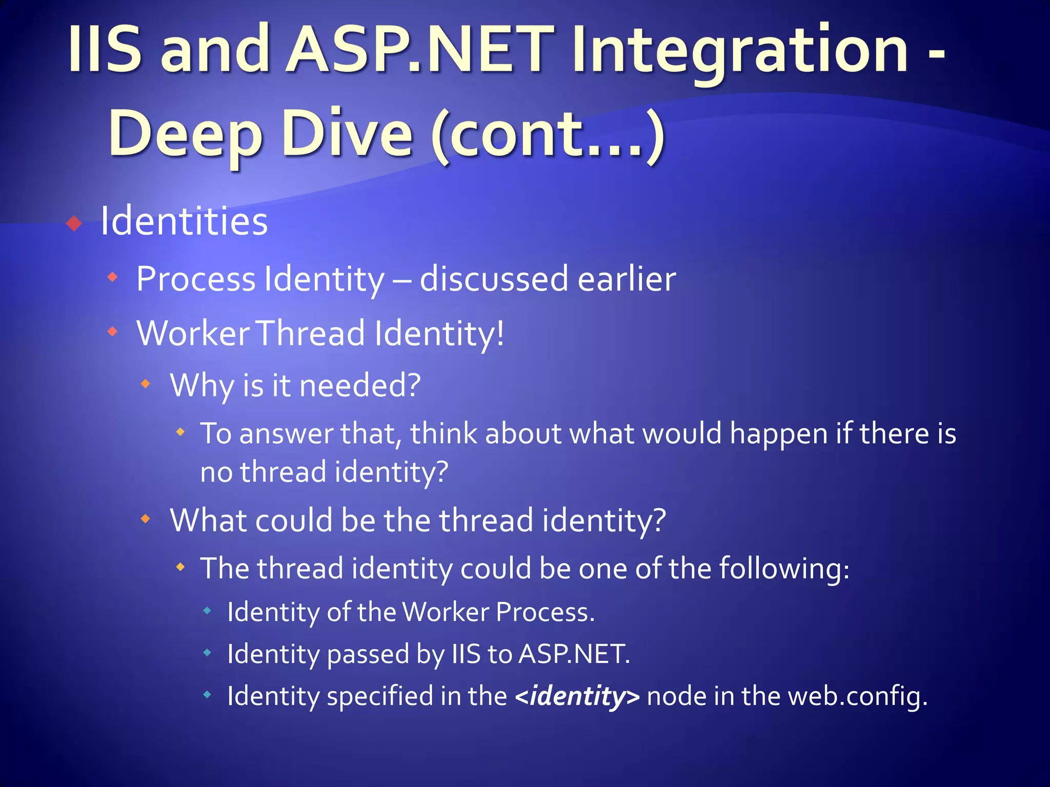 Advanced Asp.Net Concepts And Constructs