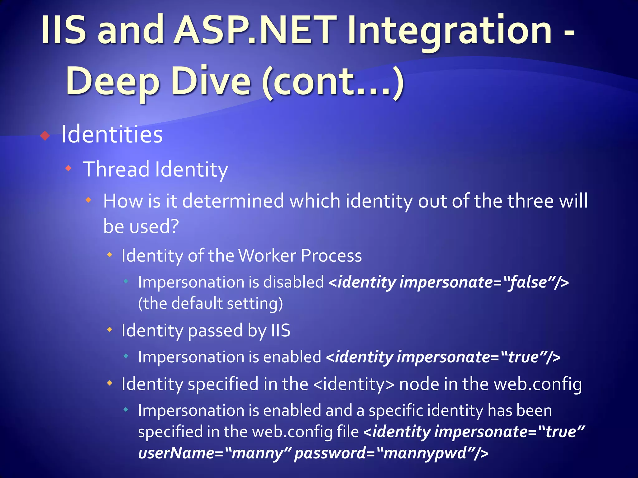 Advanced Asp.Net Concepts And Constructs