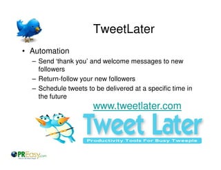 Twitter Applications