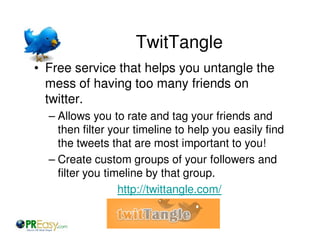 Twitter Applications