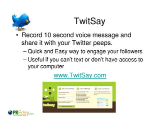 Twitter Applications