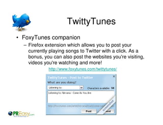 Twitter Applications