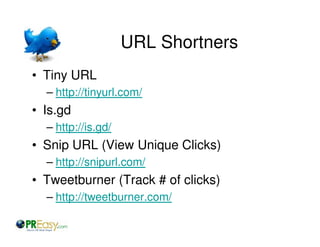 Twitter Applications