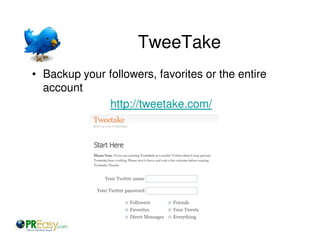 Twitter Applications