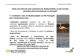 Estratégias de Business & Biodiversity