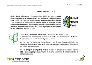 Estratégias de Business & Biodiversity