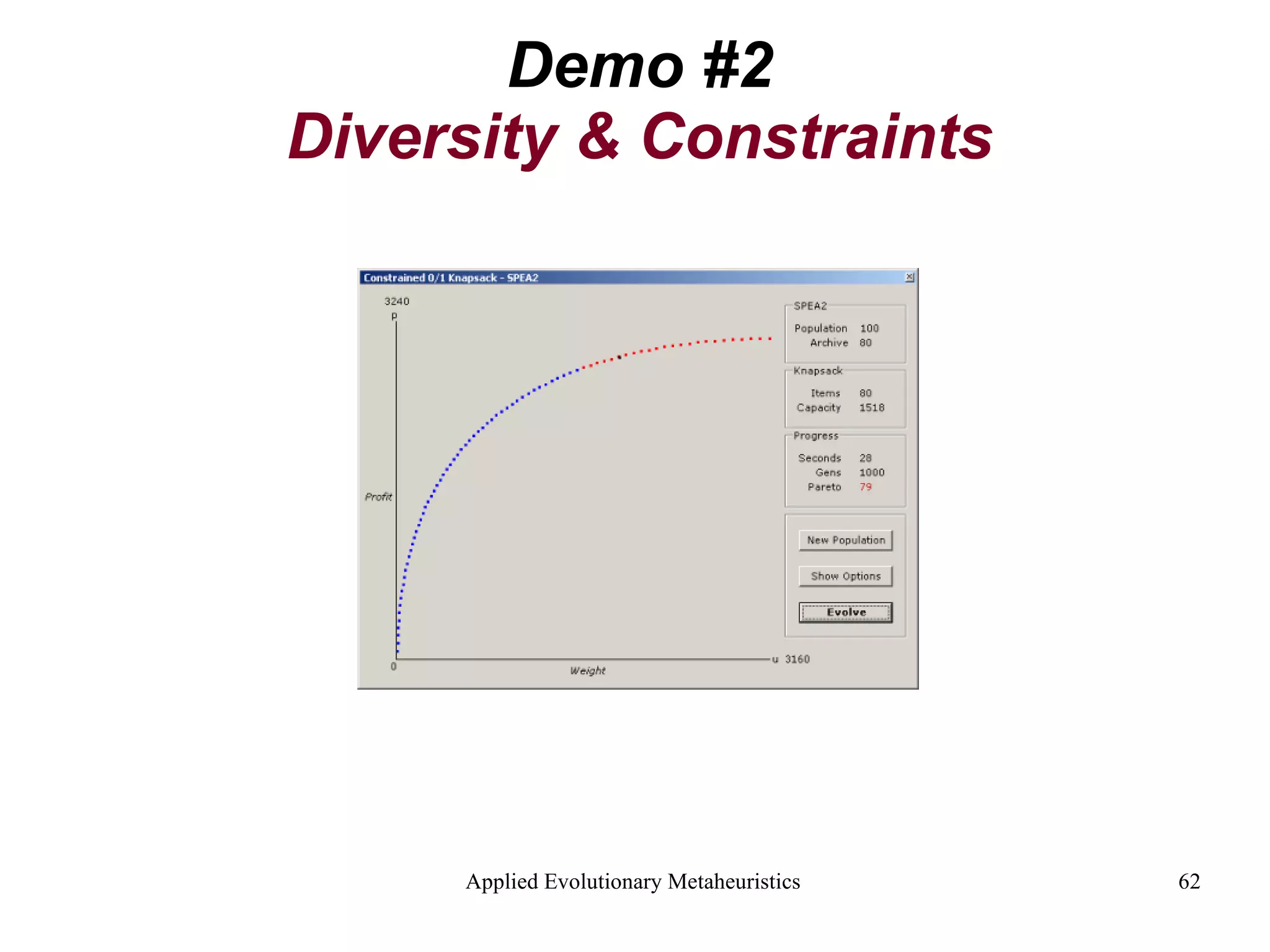 Demo #2 Diversity & Constraints 