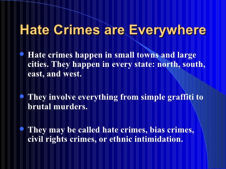 Hate Crime Definition