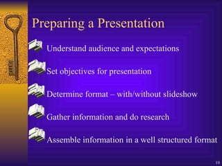 Anatomy of a Presentation | PPT