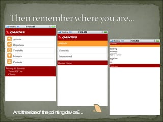 And the size of the pointing device…. 