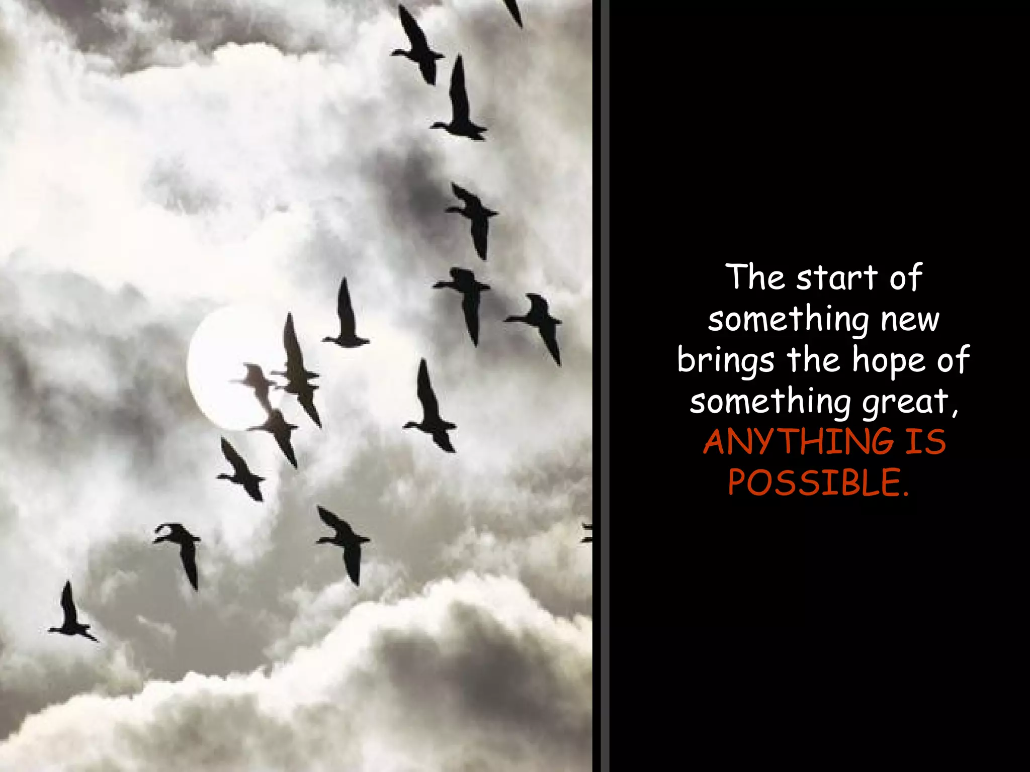 Anything Is Possible