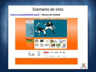 Exemplos de sites www.museudofutebol.org.br  – Museu do Futebol 