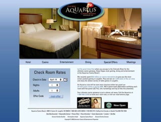 Aquarius Website Redesign Concept