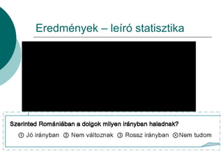 Eredmények – leíró statisztika 