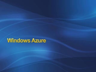 Azure Services Platform