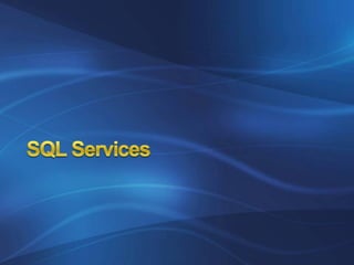 Azure Services Platform