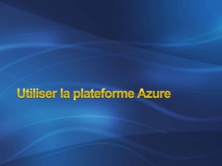 Azure Services Platform