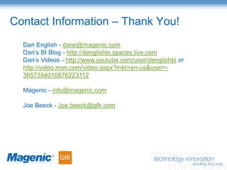 Spreadmart To Data Mart BISIG Presentation