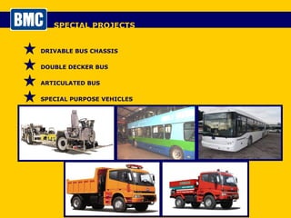 SPECIAL PROJECTS DRIVABLE BUS CHASSIS DOUBLE DECKER BUS ARTICULATED BUS SPECIAL PURPOSE VEHICLES 
