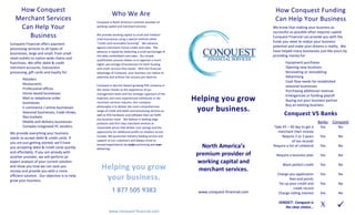Brochure - Funding / Merchant Services
