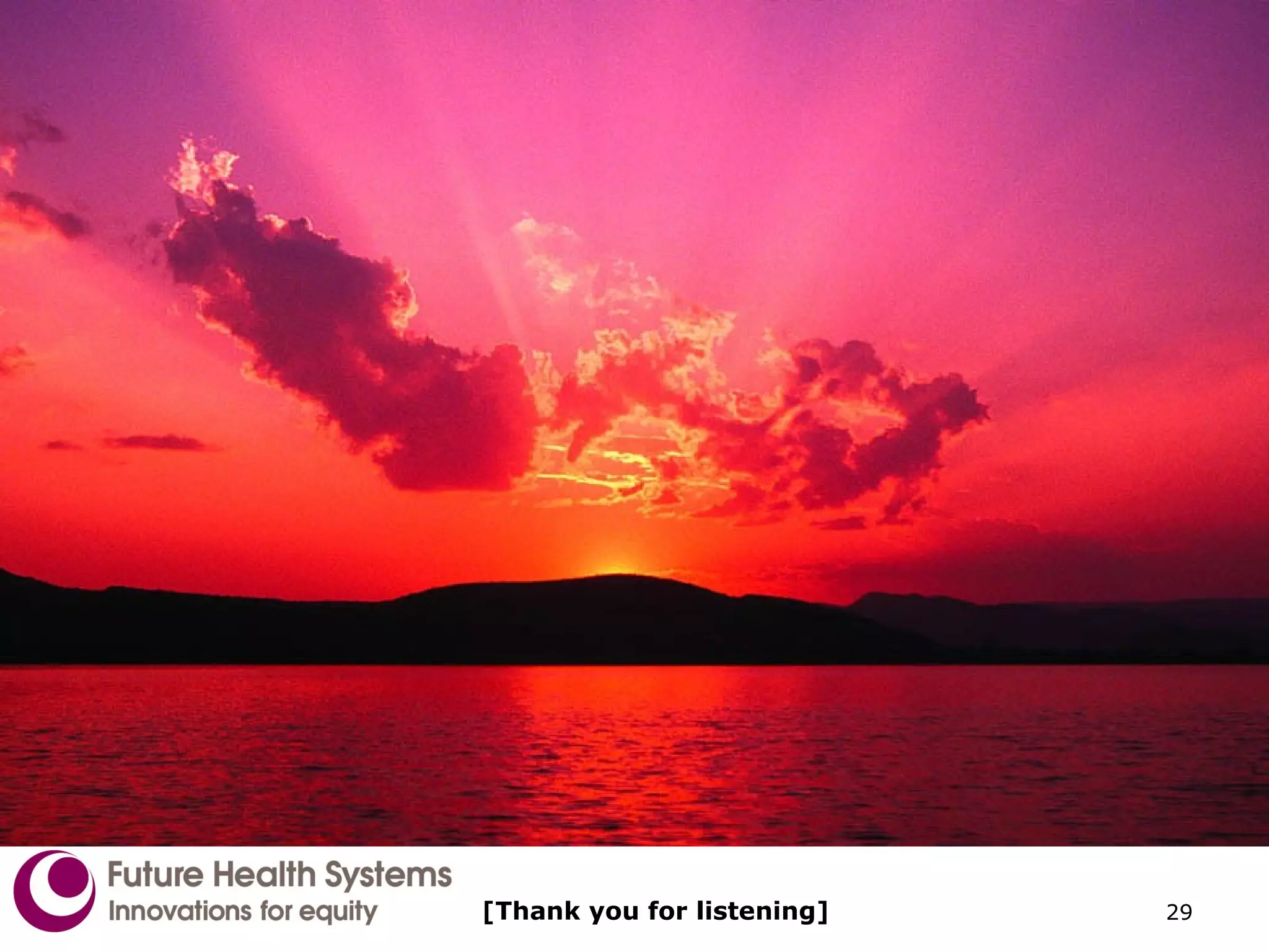 Thank you for listening  Good ending slide [Thank you for listening] 