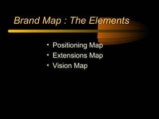 Basics of brand map | PPT